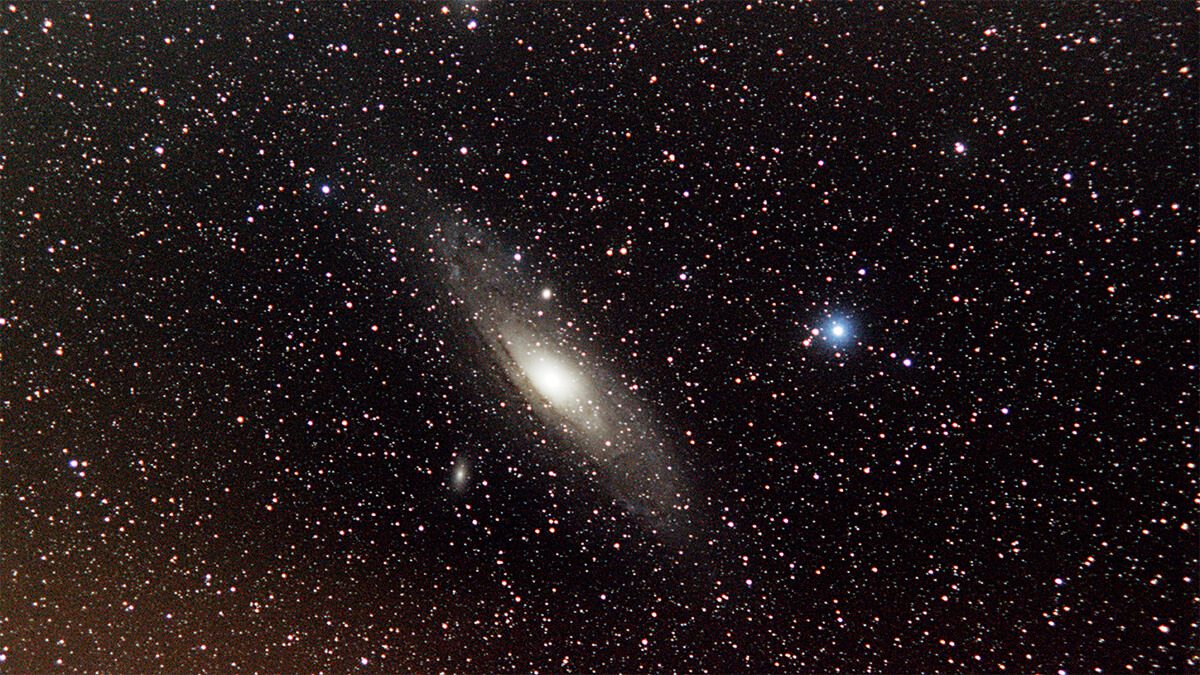 Andromeda Galaxy - Soligor 78/210 - 40x 120s